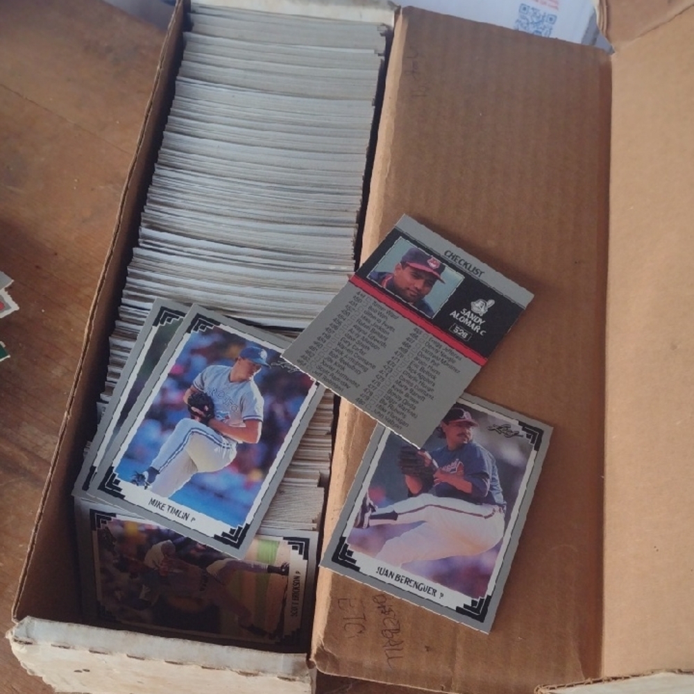 1990 Leaf Baseball Trading Card Set(1-528)